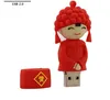 Novelty products custom cartoon character usb flash drive pvc usb stick wholesale wedding gift pendrive