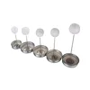 Metal tin screw cap with ball dauber