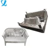 plastic injection mould for garden chair with arm and changeable inserts on back