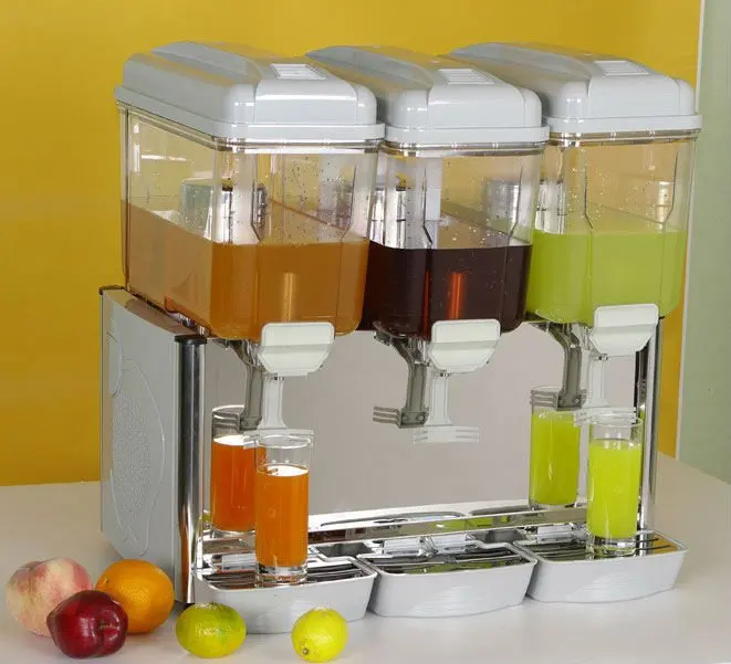 Hotel 3 Bowl Electric Refrigerated Fruit Juice Dispenser,Juice