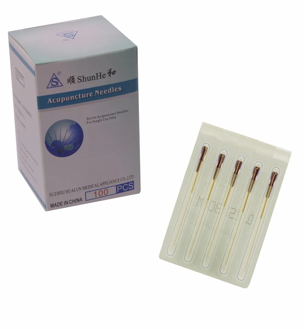 Disposable Acupuncture Sterile Needles 100pcs//box Single Use Gesundheit TCM ~
