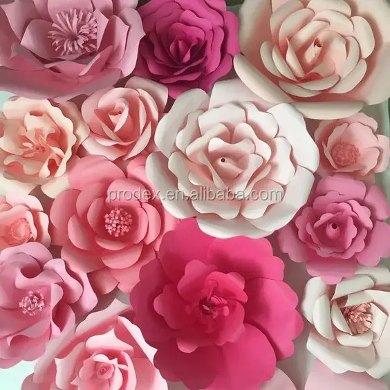 Wedding Decoration Giant Paper Flower Backdrop Buy Stage