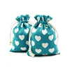 Big Cotton Bags 19x24cm Nice Candy Nuts Jewelry Packaging Bags Wedding Party Favors Drawstring Gift Bag Pouches