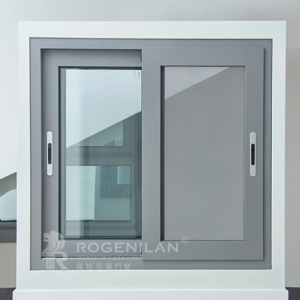 Rogenilan 145 Series Top 10 Window Manufacturers Foshan Factory Rogenilan 145 Series Top 10 Window Manufacturers Foshan Factory Aluminum Framed Double Glazed Sliding