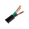 factory price 2.5mm 6mm 4mm flat submersible pump cable, water deep well 3 core submersible cable