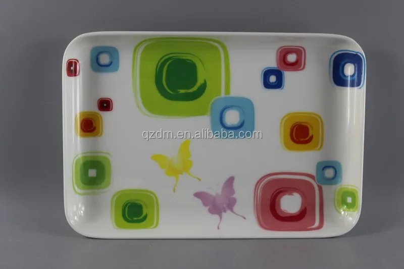 Factory Supply Square Plate ,Cake Plate Rectangle plate