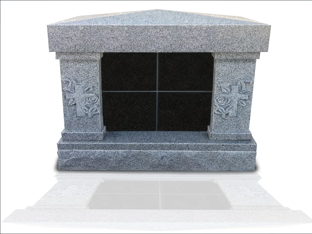 General Style Obelisk Headstone Granite Columbarium 4 Niches Tombstone ...