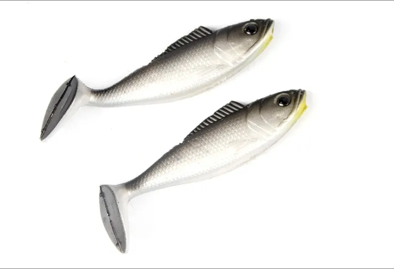 9.5cm9g Black White Swimbait Soft Plastic Lure Molds Buy Soft Plastic