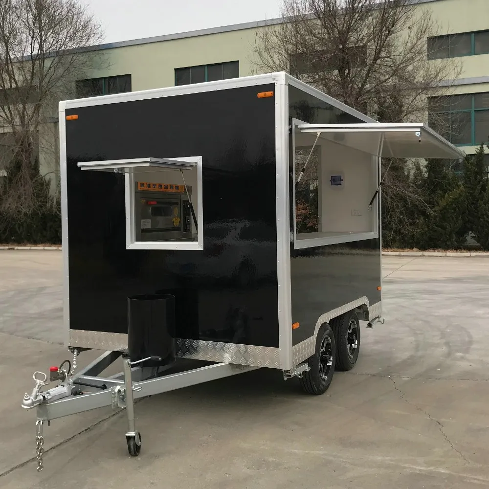 New Zealand Standard Small Food Van Trailer Buy Food Concession Trailer For Sale,Concession