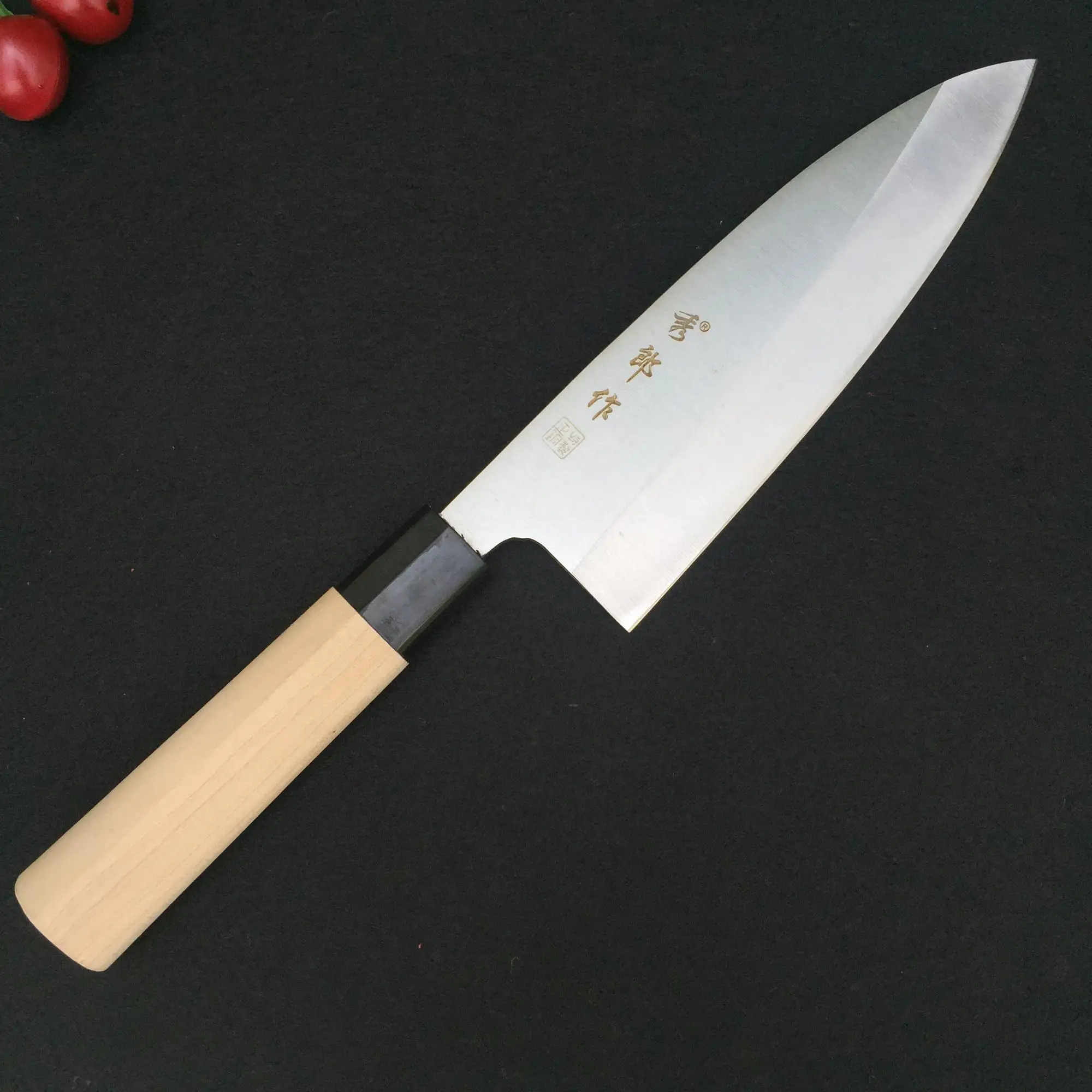 2pcs Japanese Fish Filleting Knife Sashimi Knife With Maple Wooden