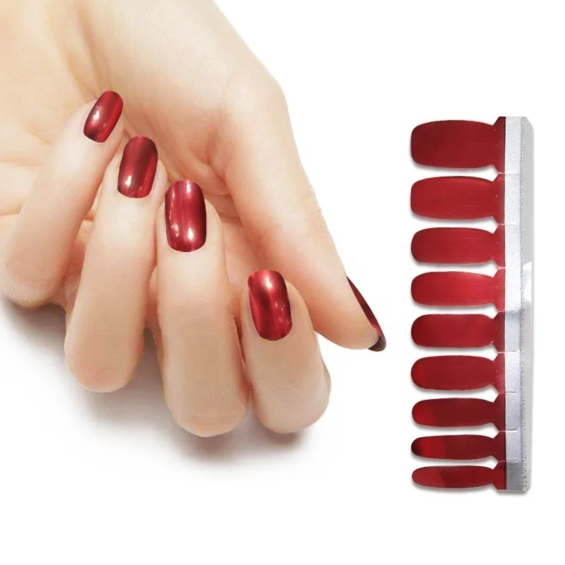 metalic nail sticker