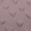 100% Polyester Lovely Embossed Super Soft Sweat-Heart Fabric Knitted Fabric for Textile
