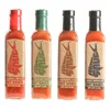 Square Shape 8oz Hot Sauce Square Glass Bottle With Cap For BBQ Chili Sauce