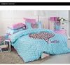 Fashion design luxury 100% polyester fabric hotel bed linen / bedding set / bed sheets Manufacturers in China for sale cheap
