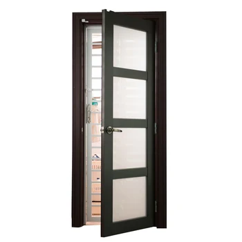 Shanghai Factory Price Bathroom Folding Door Aluminium Toilet Door