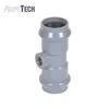 Plastic Pipe Fittings UPVC Socket Tee with Brass Thread for Water