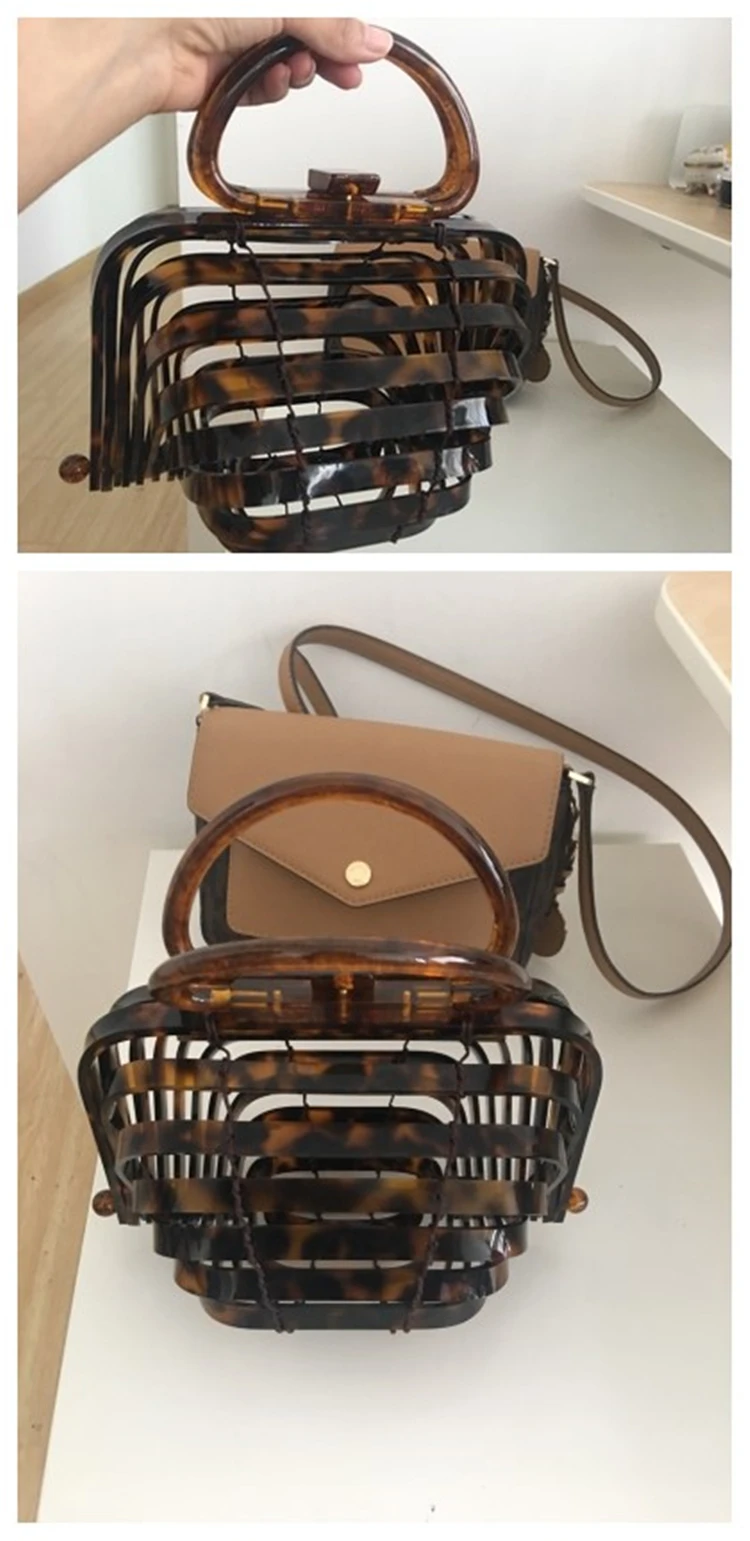Arca para mujer Beach de Bambú Bolso De Mano Bolsa Bolsa De Arca para mujer Beach de Bambú Bolso De Mano Bolsa Bolsa De