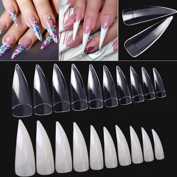 Newest Product 500pcs Nail Manicure Art Tips Transpa French Newest Product 500pcs Nail Manicure Art Tips Transpa French Shape Long Stiletto Talon Artificial