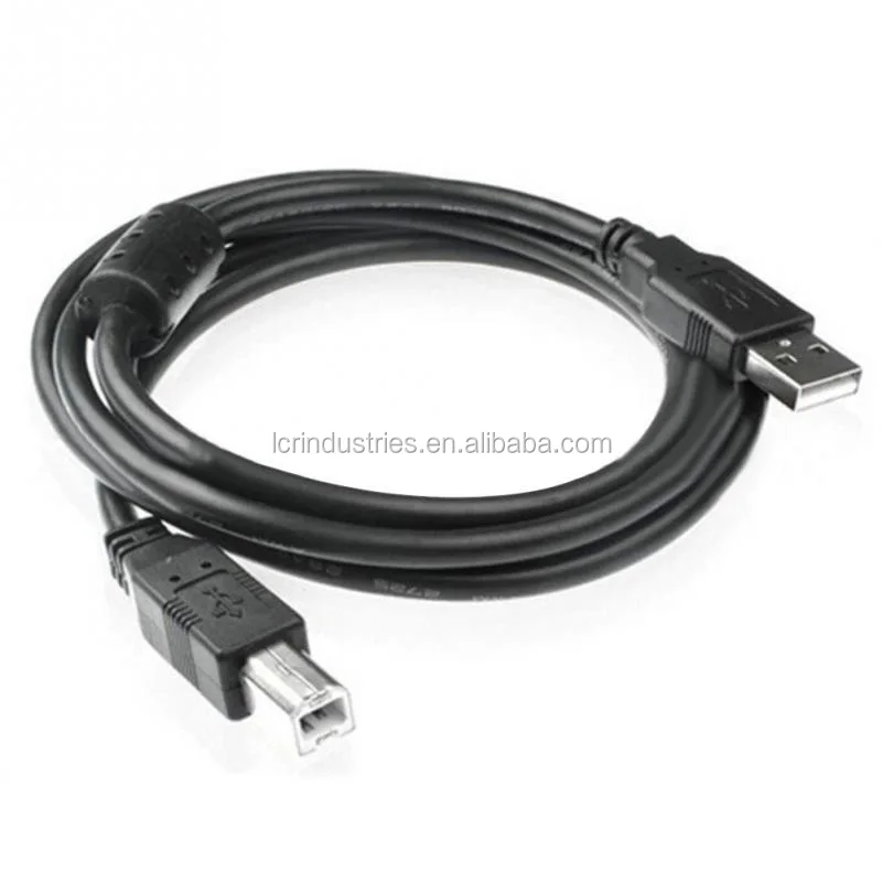 Right Angle Usb B Male To Type B Usb B Female Panel Mount Extension ...