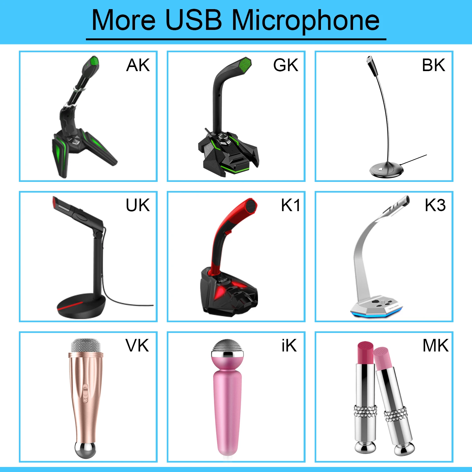 Gaming Microphone Detachable Desktop Pc Accessory Computer Condenser ...