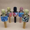 2018 hot selling item portable karaoke microphone Handheld BT Microphone With BT Speaker MIC Support