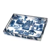 blue chinoiserie rectangular lacquer tray Image Gallery lacquer tray decorative