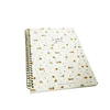 A5 google PP custom cover cheap sprial notebook