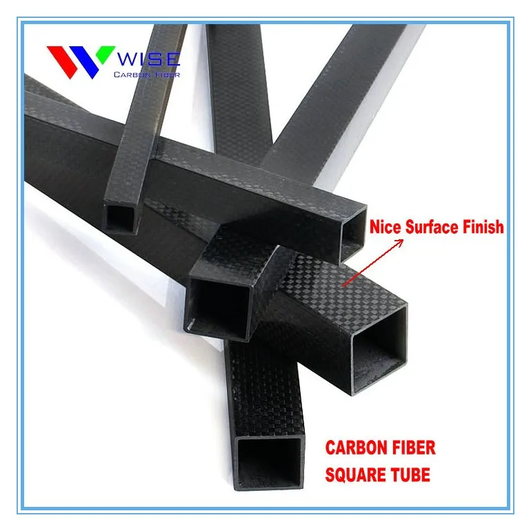 Twill Matte Carbon Fiber Fitting/beams,Rectangular Carbon Fiber Tubing