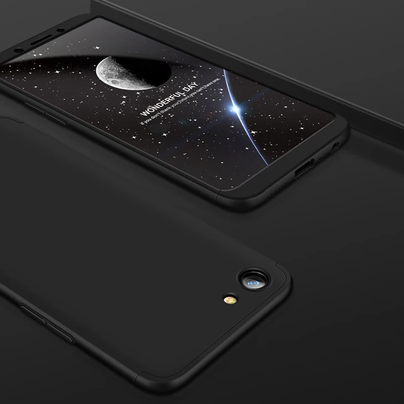 2018 hot sell 360 cover Removable 3in1 Hard PC Shield Back Cover Case for OPPO A83 phone cases