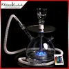 Cheap new arrival designer LED light hookah acrylic hookah