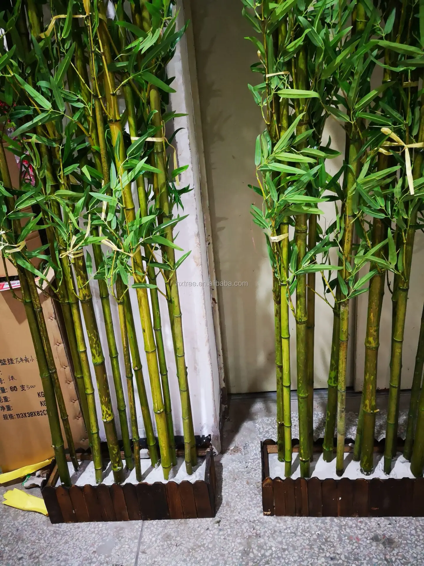 Ecofriendly Peva 2m Ornamental Large Artificial Bamboo Fence Plant