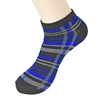 Fashion polyester Mens checked breathable socks
