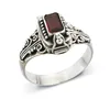 Heritage old silver vintage gemstone poison secret ring
