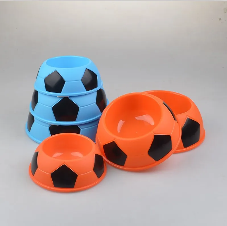 Football Shape Bird Proof Dog Feeder Cat Feeder Bowl Bone Shaped