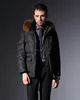 2018 Factory of Men's Winter Fur Trim Jacket with Fur Collar Men's Winter Fur Trim Down Jacket