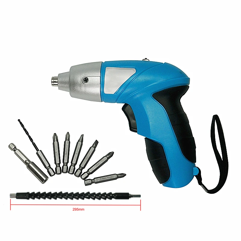 3.6v Dc Rechargeable Electric Screwdriver With Led Light For Household