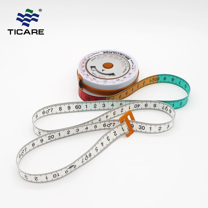 150cm Plastic Bmi Calculator Measuring Tape/bmi Tape Measure Oem Buy