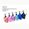 Hot Factory Direct Sales Beautiful Colors Glass Portable Head Mini Water Pipe Tobacco Hookah Weed Shisha Smoke EKJ H001