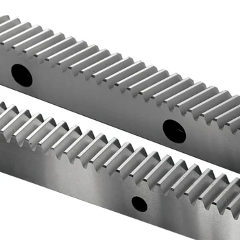 Spur Helical Cnc Pinion Gear Rack With Ground Teeth Heat Treated ...