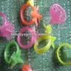 promotional coloful plastic toy mini rings/capsule toy
