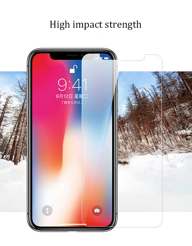 New Gorilla Tempered Glass Screen Protector For Iphone X/xs,For Iphone