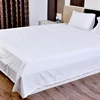 Wholesale 40s 133*74 207TC 100% Cotton Twill Fabric Solid Color Flat Bed Sheets