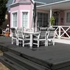 Anti Fire Outdoor Decking Wood Plastic Composite Timber Decking With Natural Wood