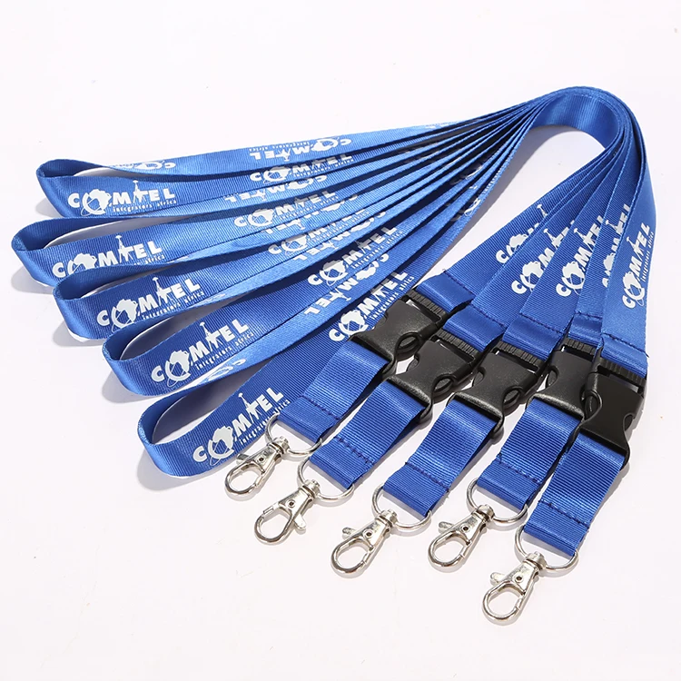 Custom Nylon Material Lanyard Key Chain Neck Strap Buy Custom Printed