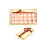 Creative Handmade 18 Grids Cardboard Candy Box For Chocolate With Ribbon Tied Cardboard Boxes For Bottle