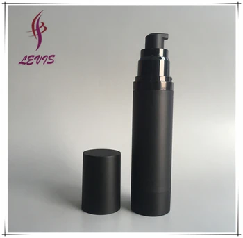 Matte Black Cosmetic Airless Bottle 50ml - Buy Matte Black Cosmetic Bottle,Matte Black Bottle ...