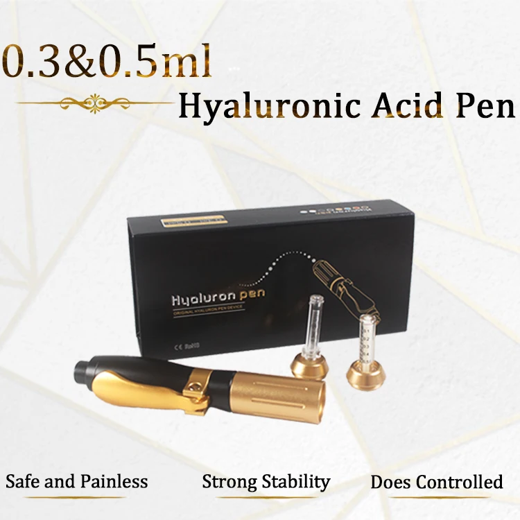 New Adjustable Needle Free Injectable Hyaluronic Acid Dermal Filler Pen