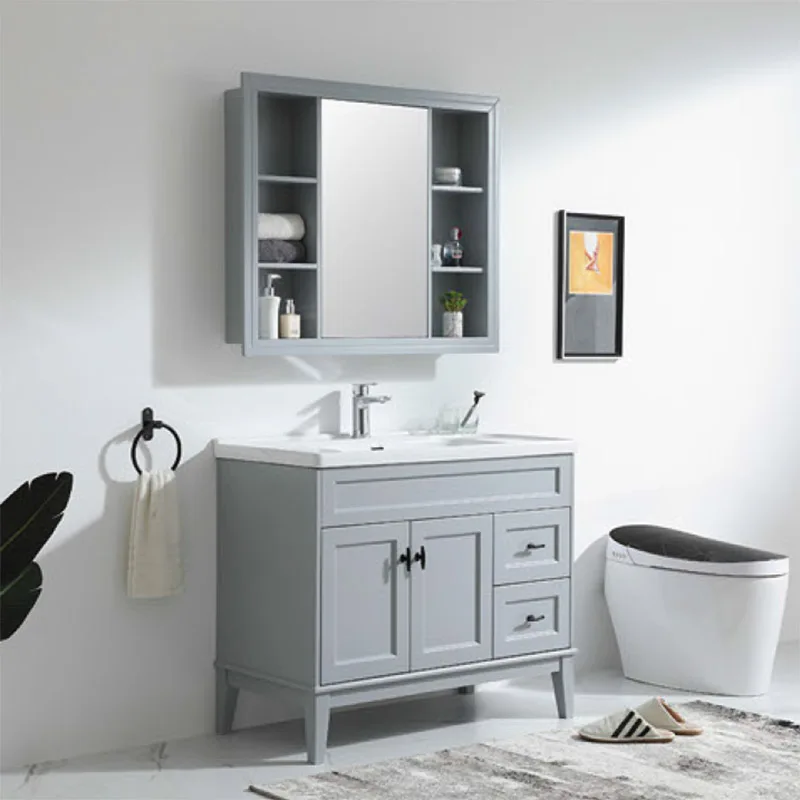 Bathroom Sink Vanity Set Italian Marble Wood Mdf Bathroom Wash