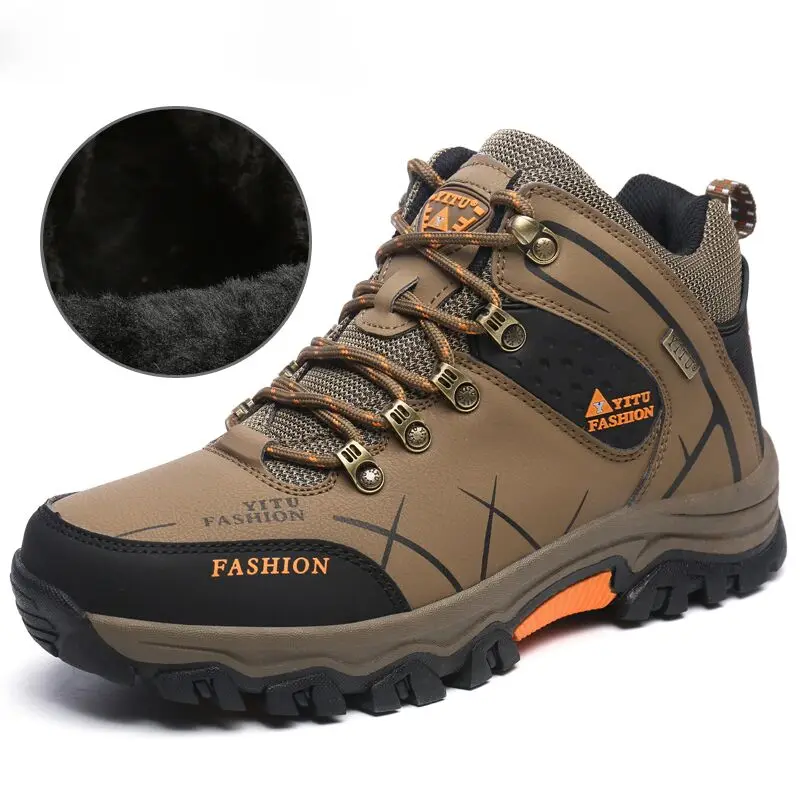 Hiking Shoes for Men Antiskid Comfort Breathable Shockproof Climbing Shoes