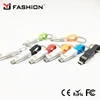 Charge&Sync USB Keychain 12CM Magnetic cellphone USB charging data cable with integrated connector